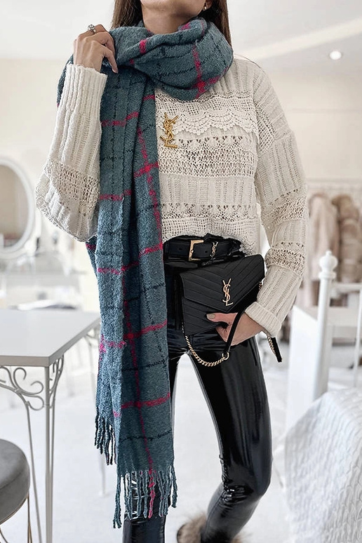 Sciarpa scozzese blu Rachael Sciarpa scozzese blu Rachael