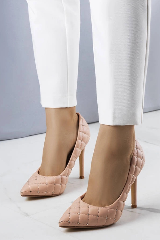 Tacco Dayton trapuntato rosa