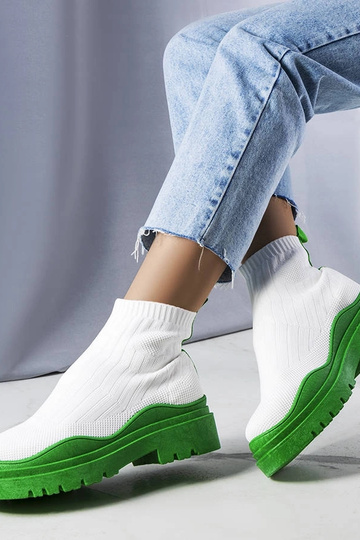 Stivaletti bianchi con... 2