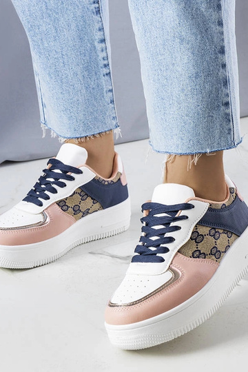 Sneakers da donna Luzia rosa e blu navy 2