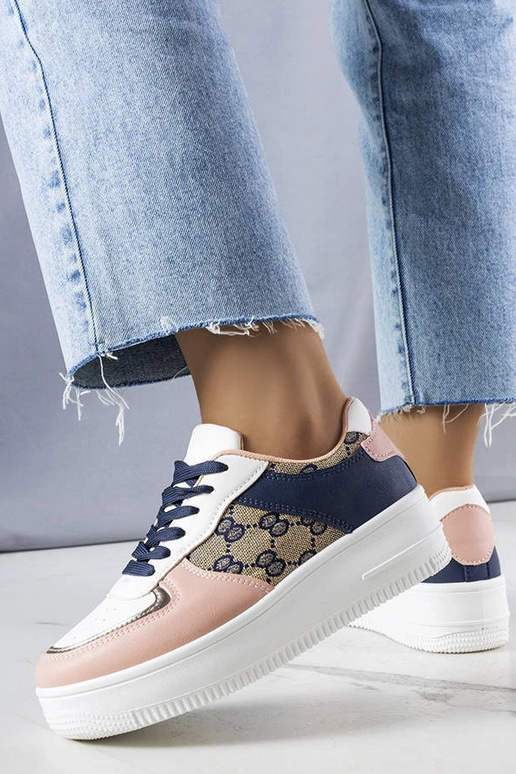 Sneakers da donna Luzia rosa e blu navy