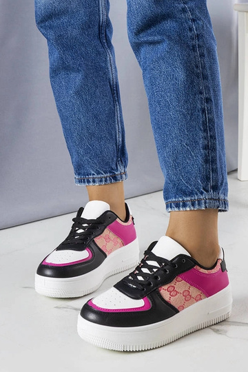 Scarpe sportive rosa e nere da donna, "Luzia"