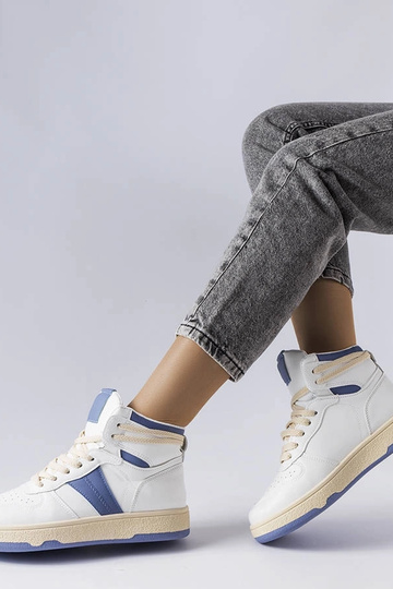 Sneakers alte blu di Robin 2