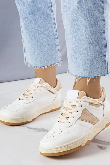 Sneakers da donna beige...