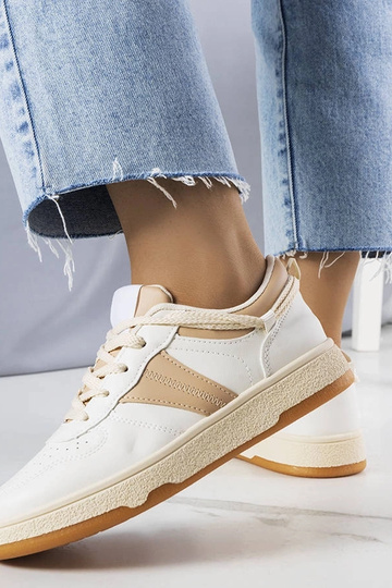 Sneakers da donna beige... 2