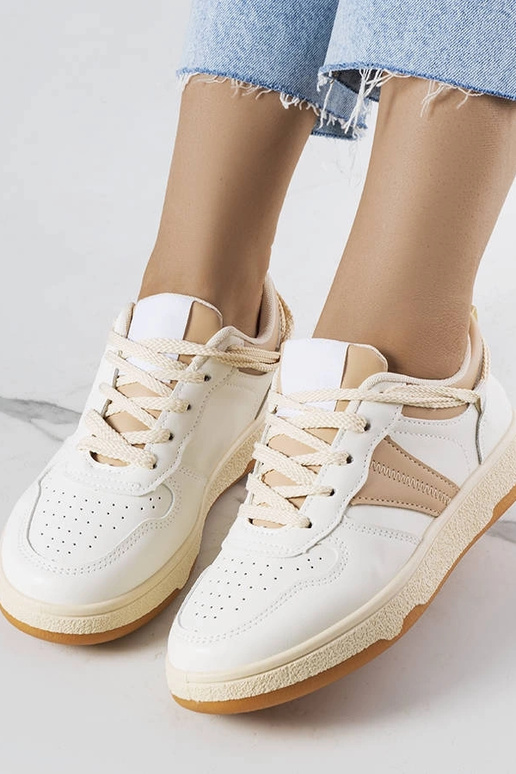 Sneakers da donna beige Marcella