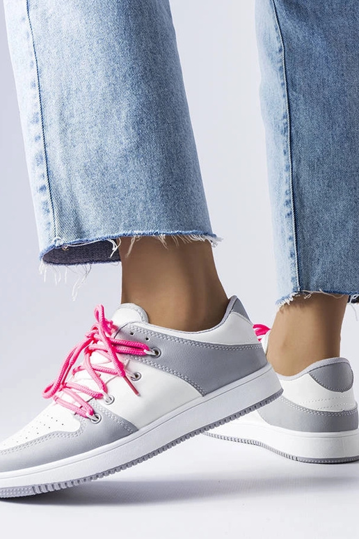 Sneakers retrò bianche Shari