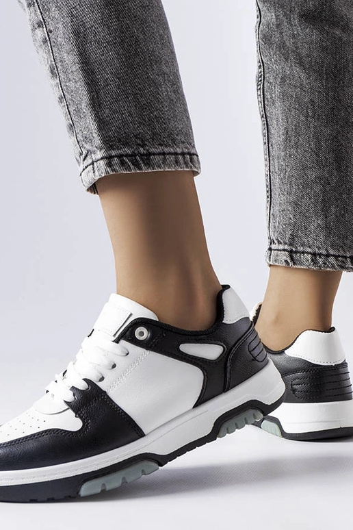 Sneakers con plateau Kristie nere