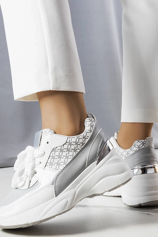 Scarpe sportive grigie con...