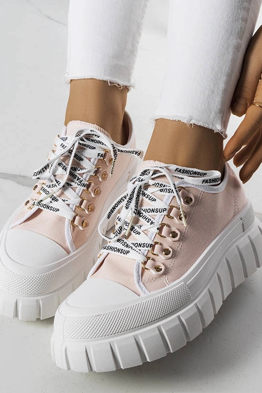 Scarpe rosa ant piattaforma, "Toni"