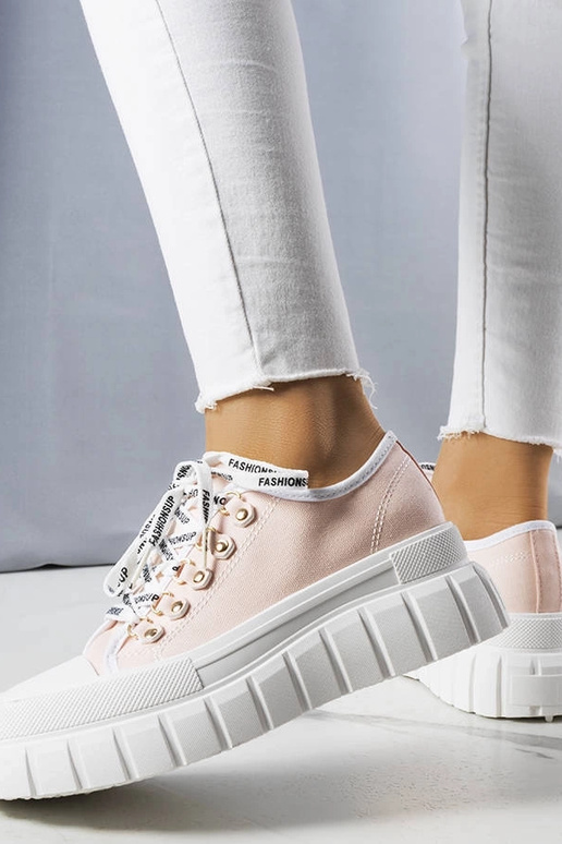 Scarpe rosa ant piattaforma, "Toni"