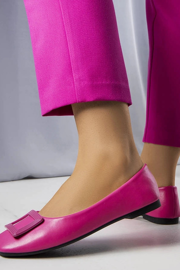 Ballerine rosa con fibbia Sheller 2