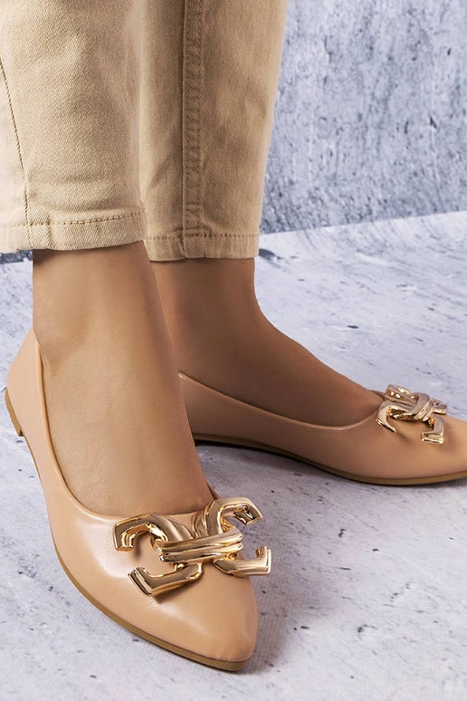 Bateliai color sabbia scuro con...