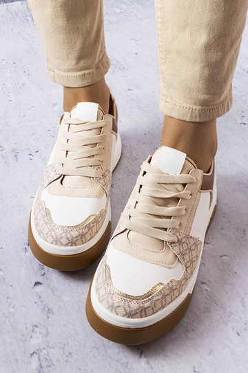 Sneakers marroni decorate... 2