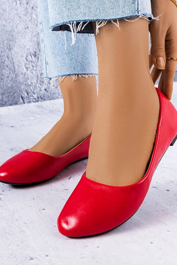 Ballerine classiche rosse Narcisse