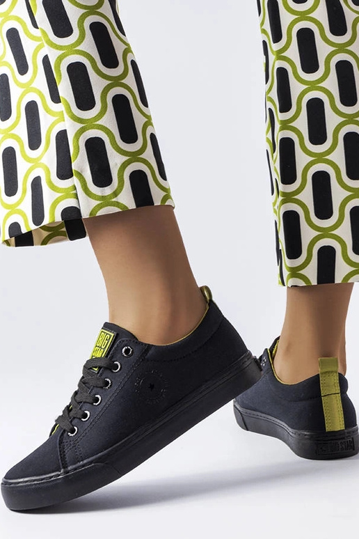 Sneakers in tessuto nero Big Star...