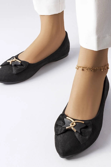 Ballerine Jetté nere a punta