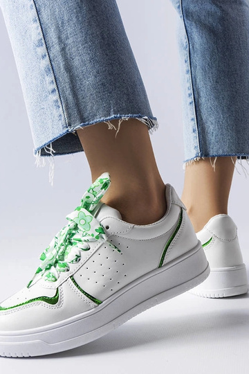 Sneakers con nastro bianco Pryor 2