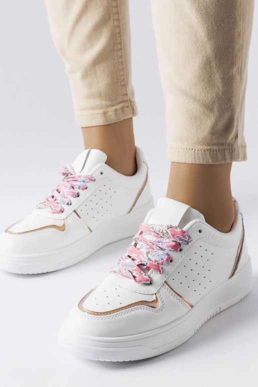Sneakers con nastro bianco Pryor