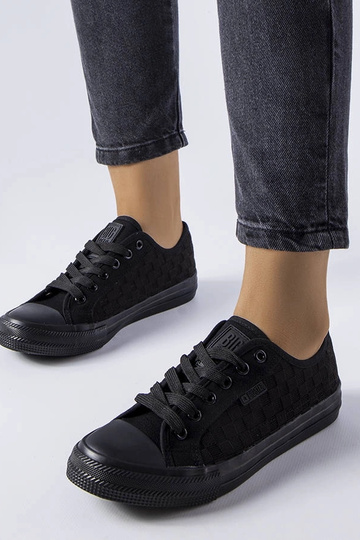 Sneakers in rete nera Big...