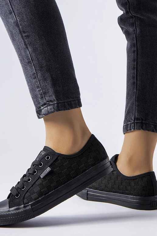 Sneakers in rete nera Big Star LL274072