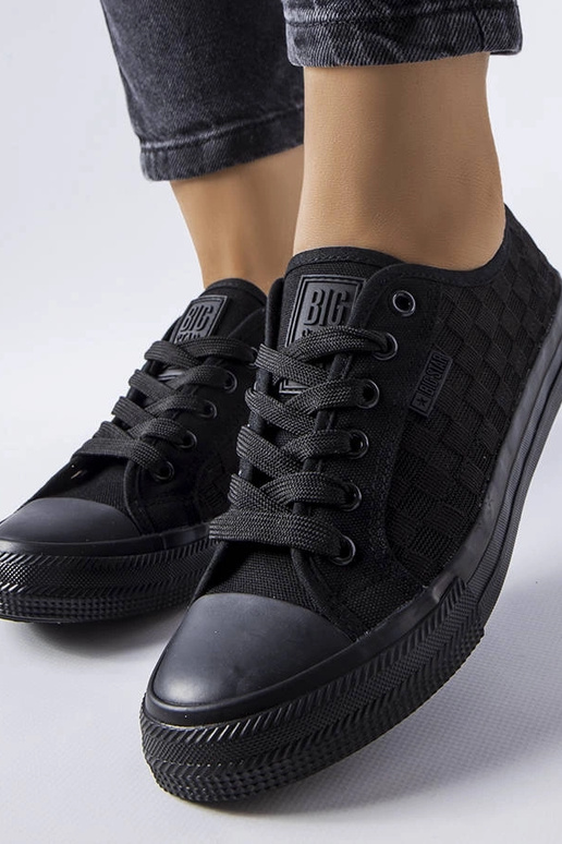 Sneakers in rete nera Big Star LL274072