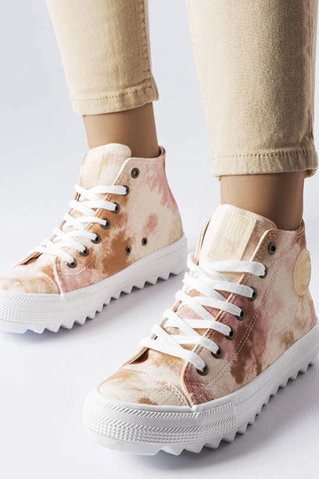 Sneakers Big Star fantasia beige LL274048