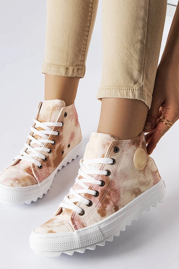 Sneakers Big Star fantasia beige LL274048 2