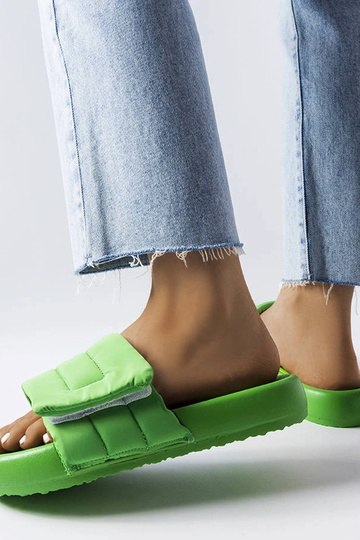 Infradito verdi con velcro Aleron 2
