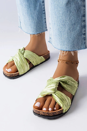 Infradito verdi decorate...