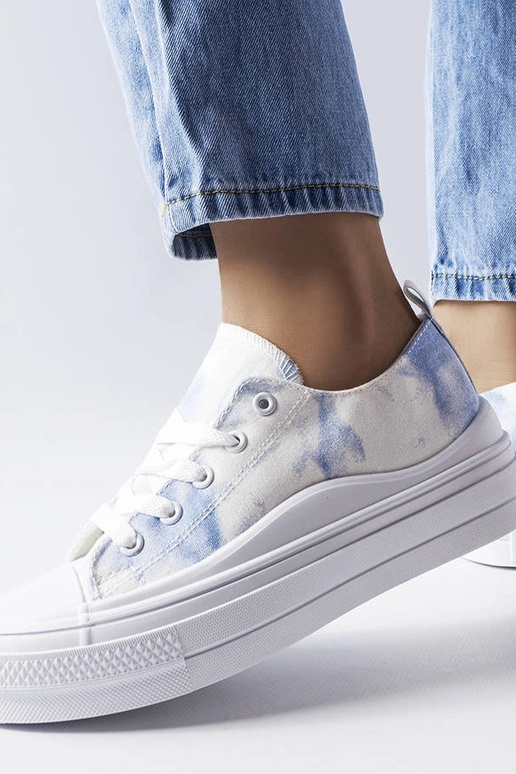 Sneakers Rocheleau bianche e blu