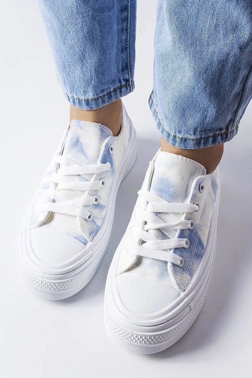 Sneakers Rocheleau bianche e blu