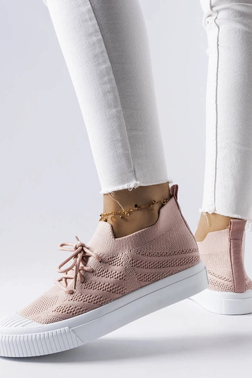 Scarpe rosa in materiale... 2