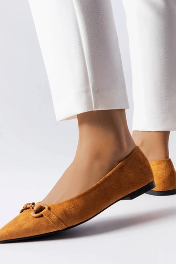 Ballerine marroni a punta Aimé