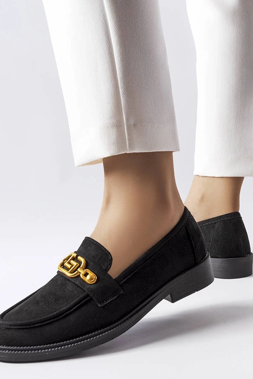 Mocassini eleganti neri con...