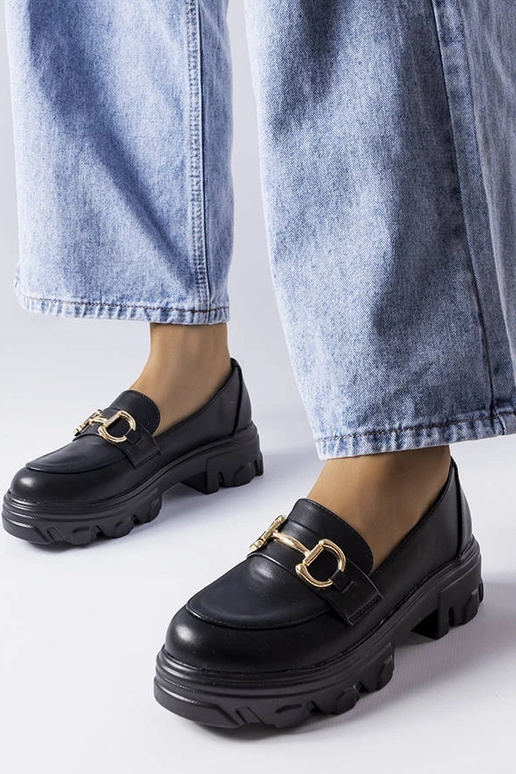 Scarpe con fibbia Mason nere