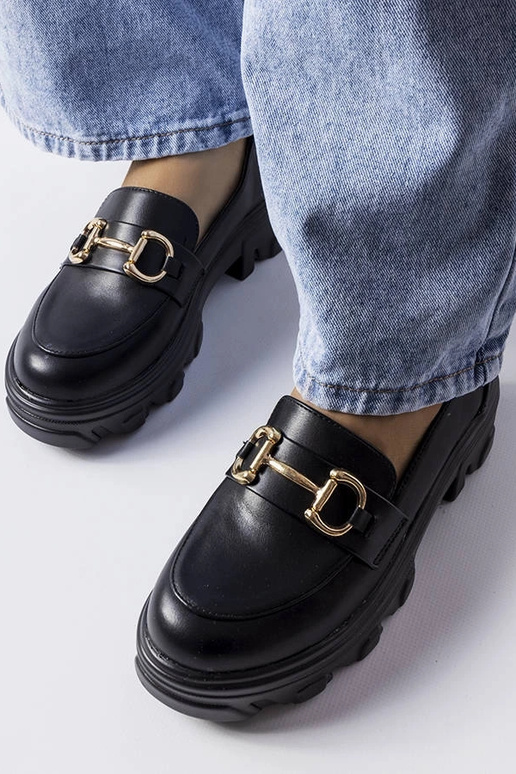 Scarpe con fibbia Mason nere