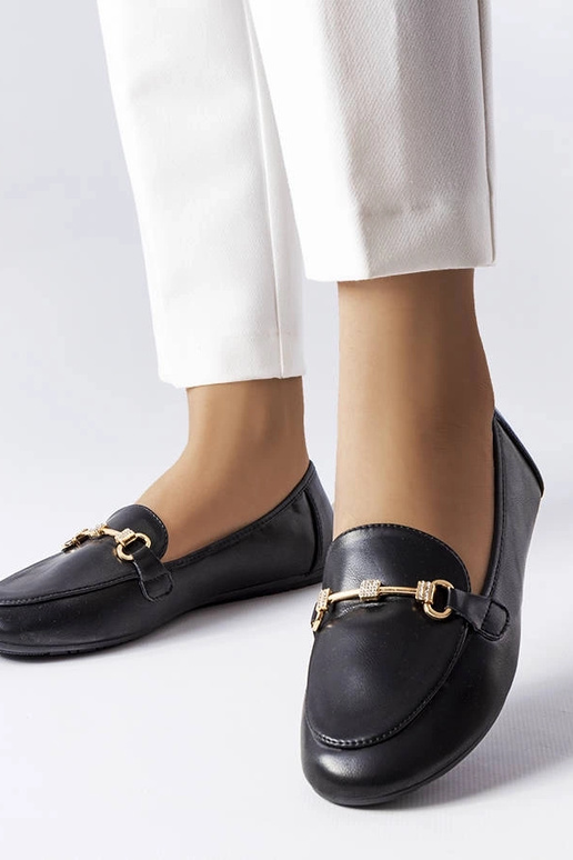 Mocassini Lejeune decorativi neri