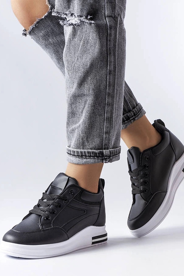 Sneakers nere con glitter...