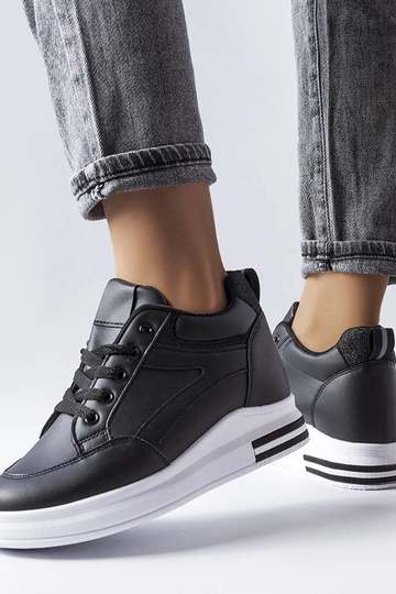 Sneakers nere con glitter... 2