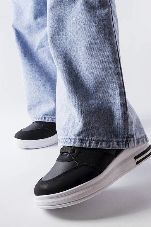 Sneakers con zeppa CinqMars nere