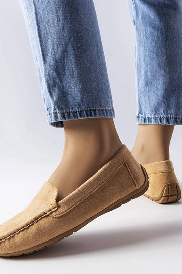 Mocassini beige con... 2