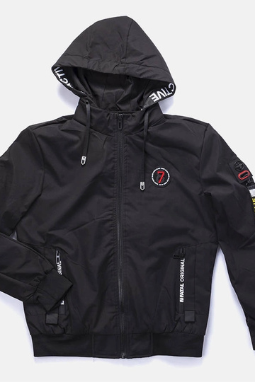 Giacca da mezza stagione nera da uomo Tollmache