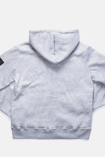 Felpa con cappuccio Labrosse da uomo grigio chiaro 2