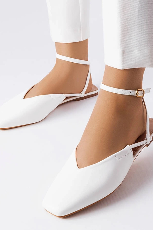 Sandali bianchi chiusi Jehovah