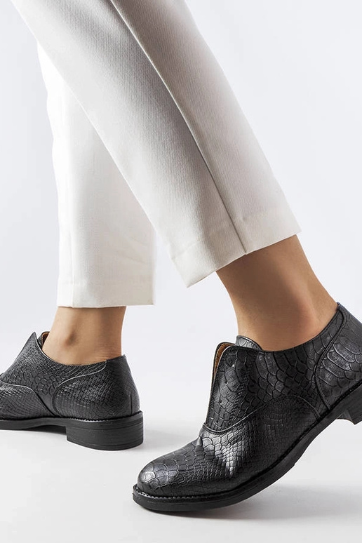 Scarpe donna nere in similpelle...