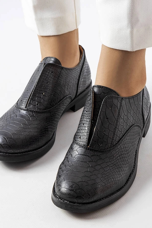 Scarpe donna nere in similpelle...