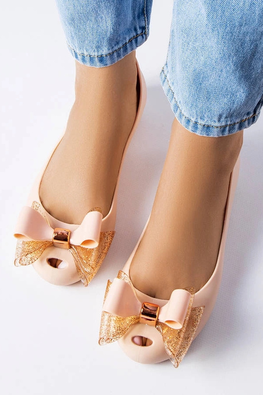 Ballerine Melissa beige con fiocco...