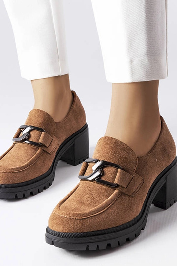 Tacchi alti marroni con...