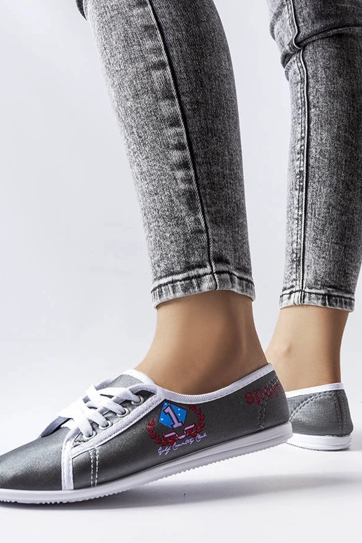 Sneakers Woodstock da donna grigie